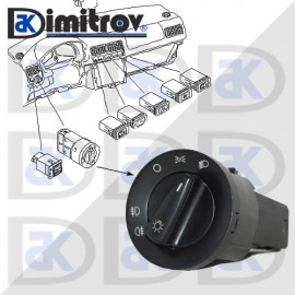 Ключ главни светлини Seat Alhambra Volkswagen Bora Golf Lupo New Beetle Passat Polo Sharan